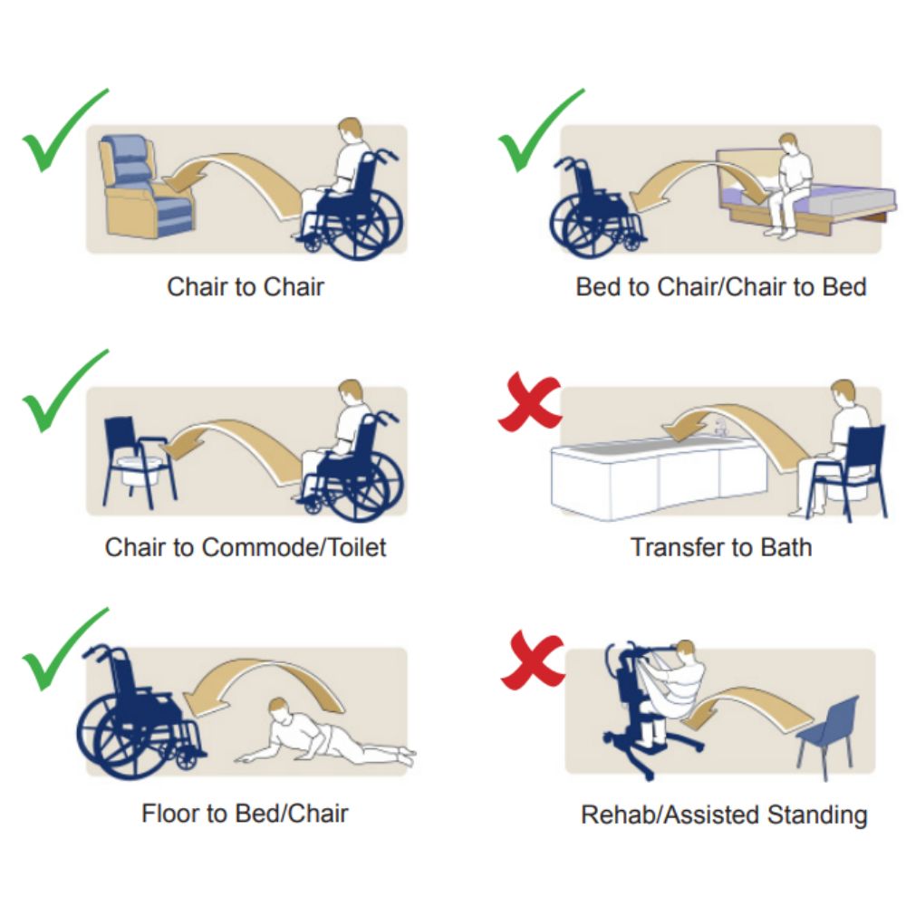 Hoyer Comfort Disposable Clip Style Sling