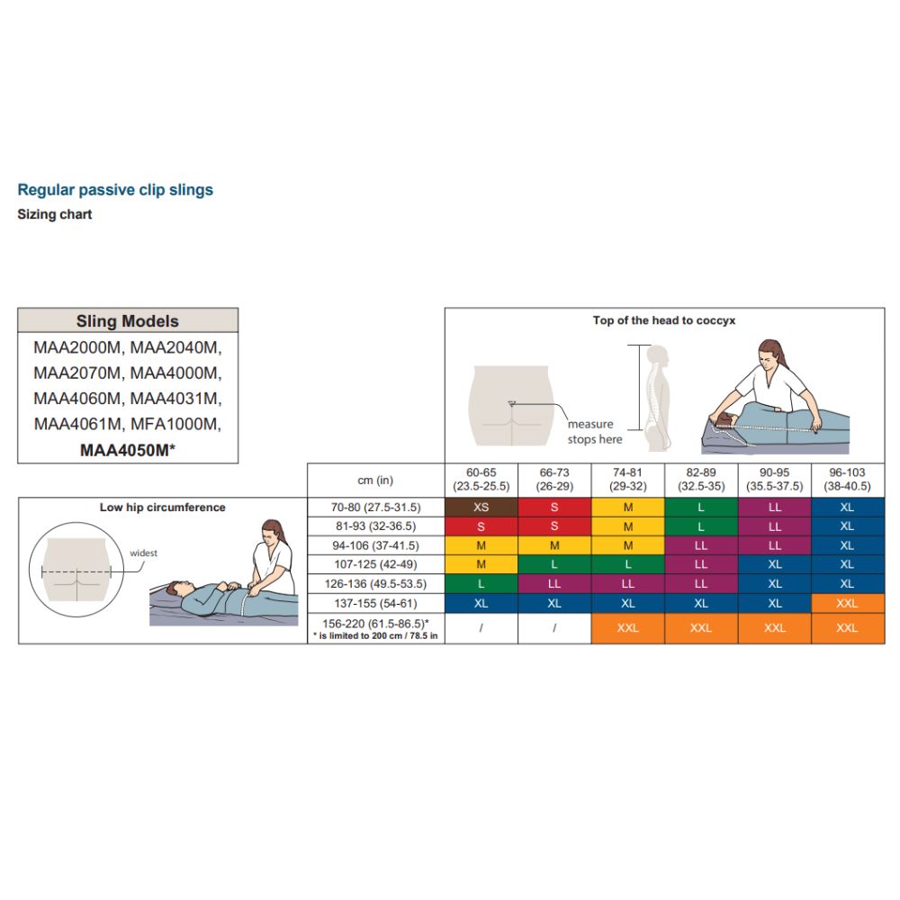 Arjo Clip Comfort Sling with Padded Leg