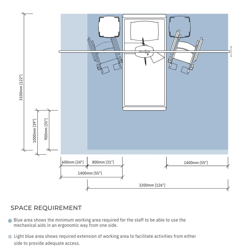 Maxi Sky 440 Portable Ceiling Lift