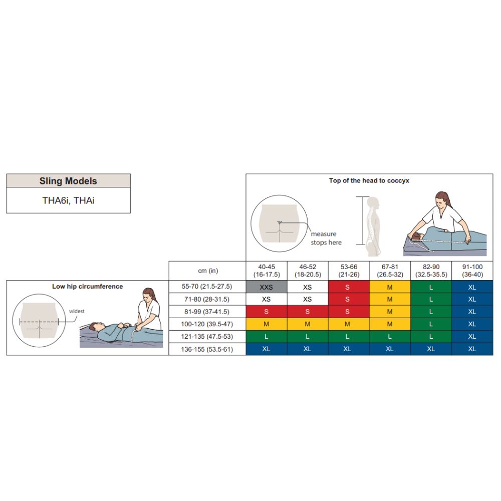 Arjo Loop Hammock Sling – 4-Strap & 6-Strap