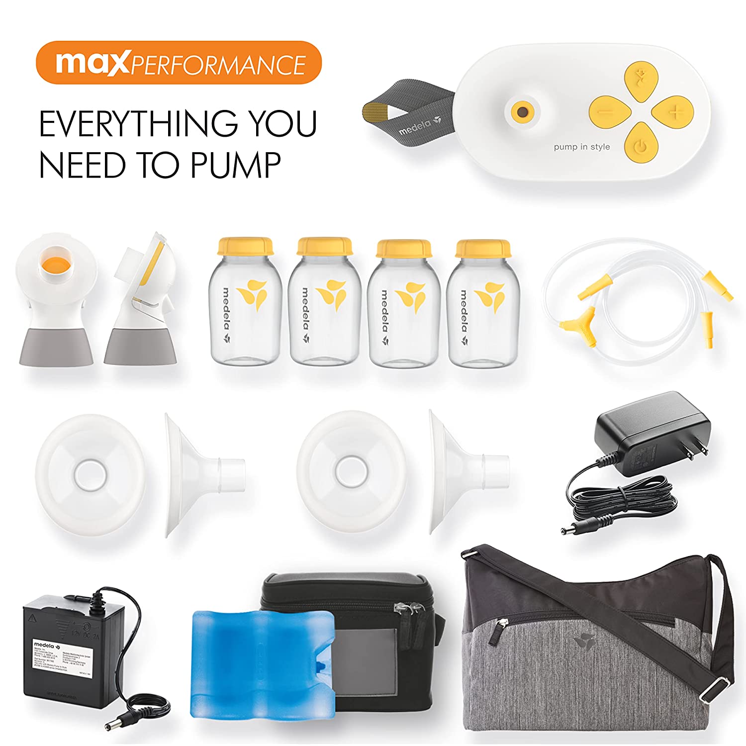 Medela Pump in Style with MaxFlow | Electric Breast Pump, Closed System | Portable