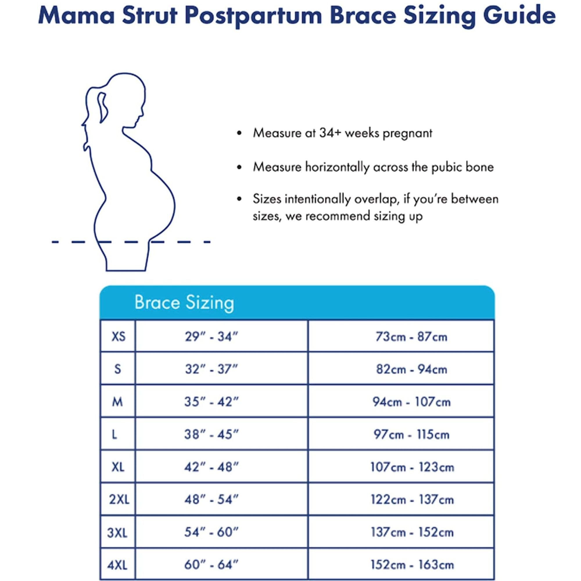 Mama Strut Postpartum Support Brace - Recovery Wrap Combines Compression, Heat and Cold Therapy