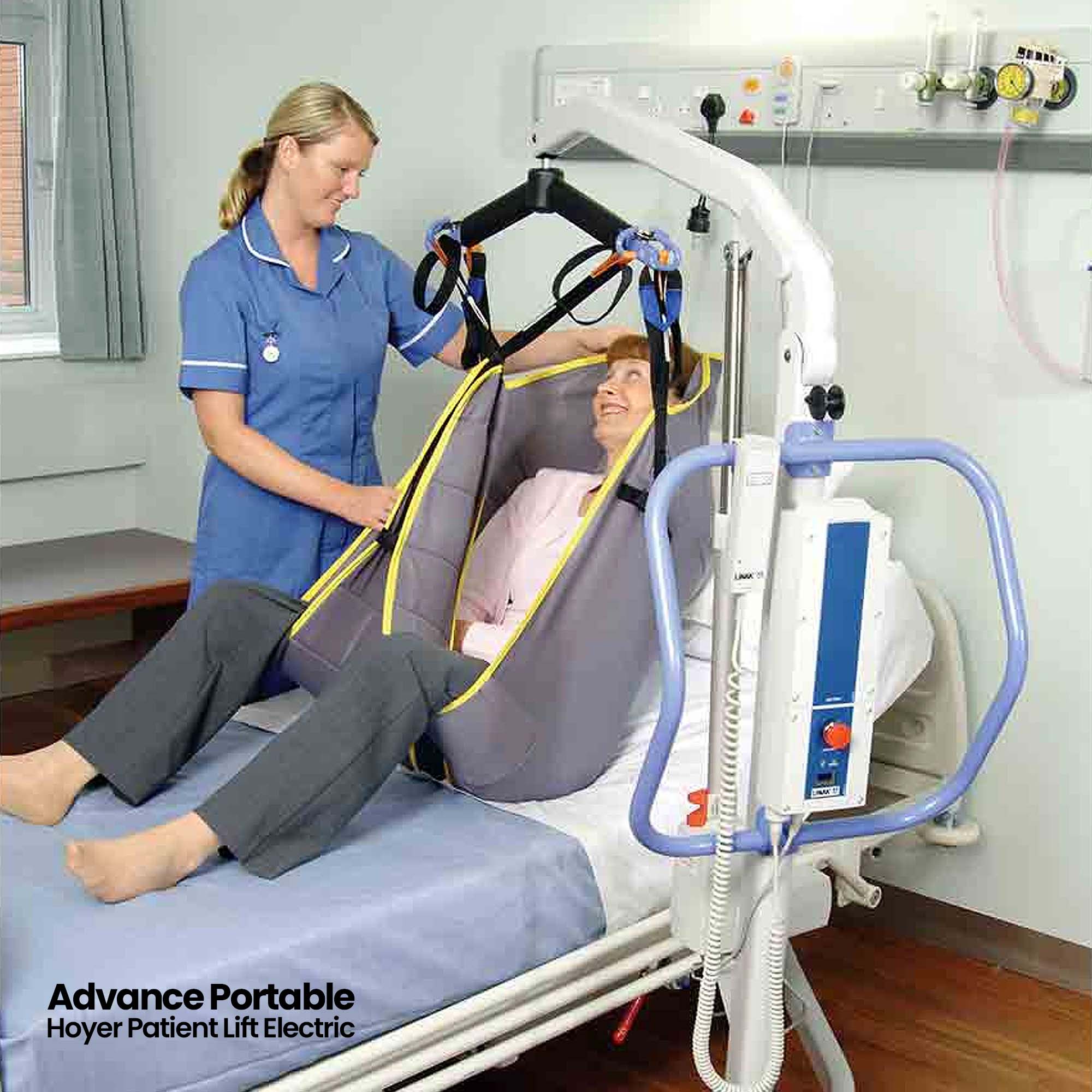 Joerns Hoyer Advance Portable Patient Lift | Electric Power | Safe Working Load 340 Lbs.