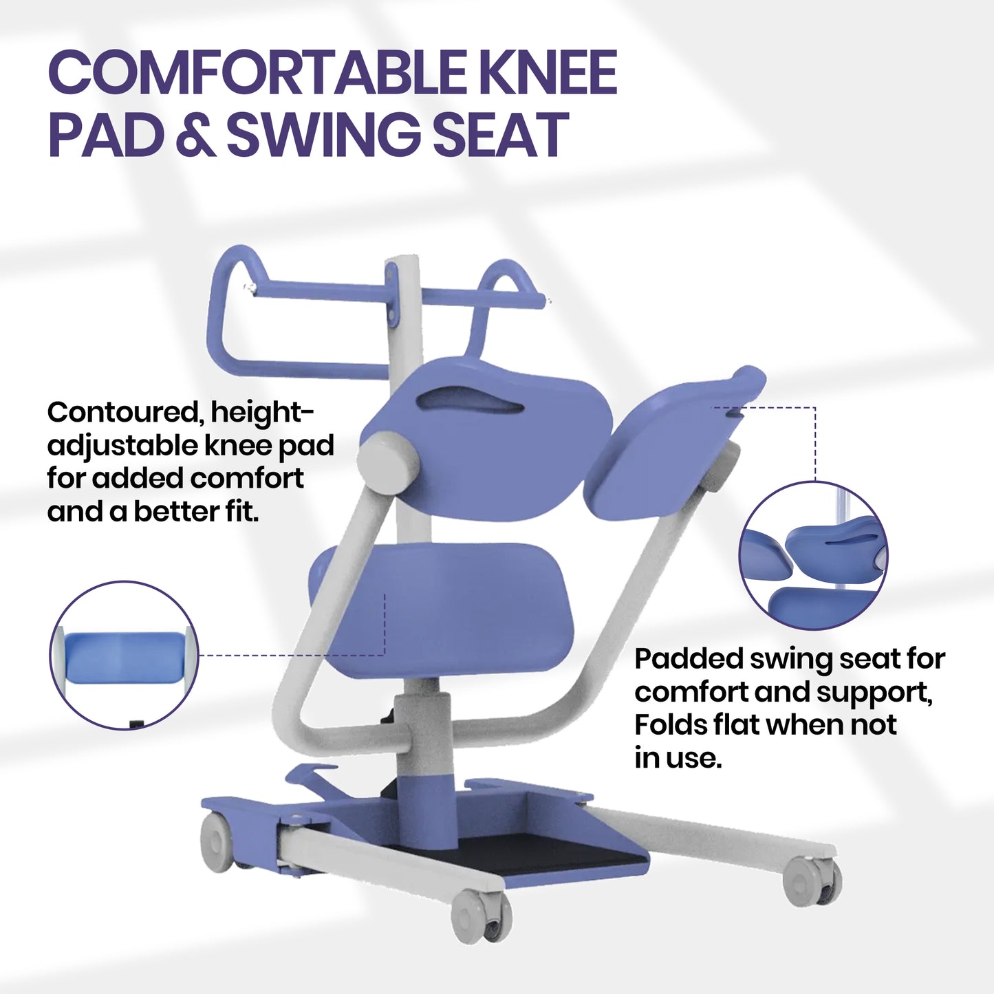 Hoyer Up Sit-to-Stand Patient Lift for Small Spaces