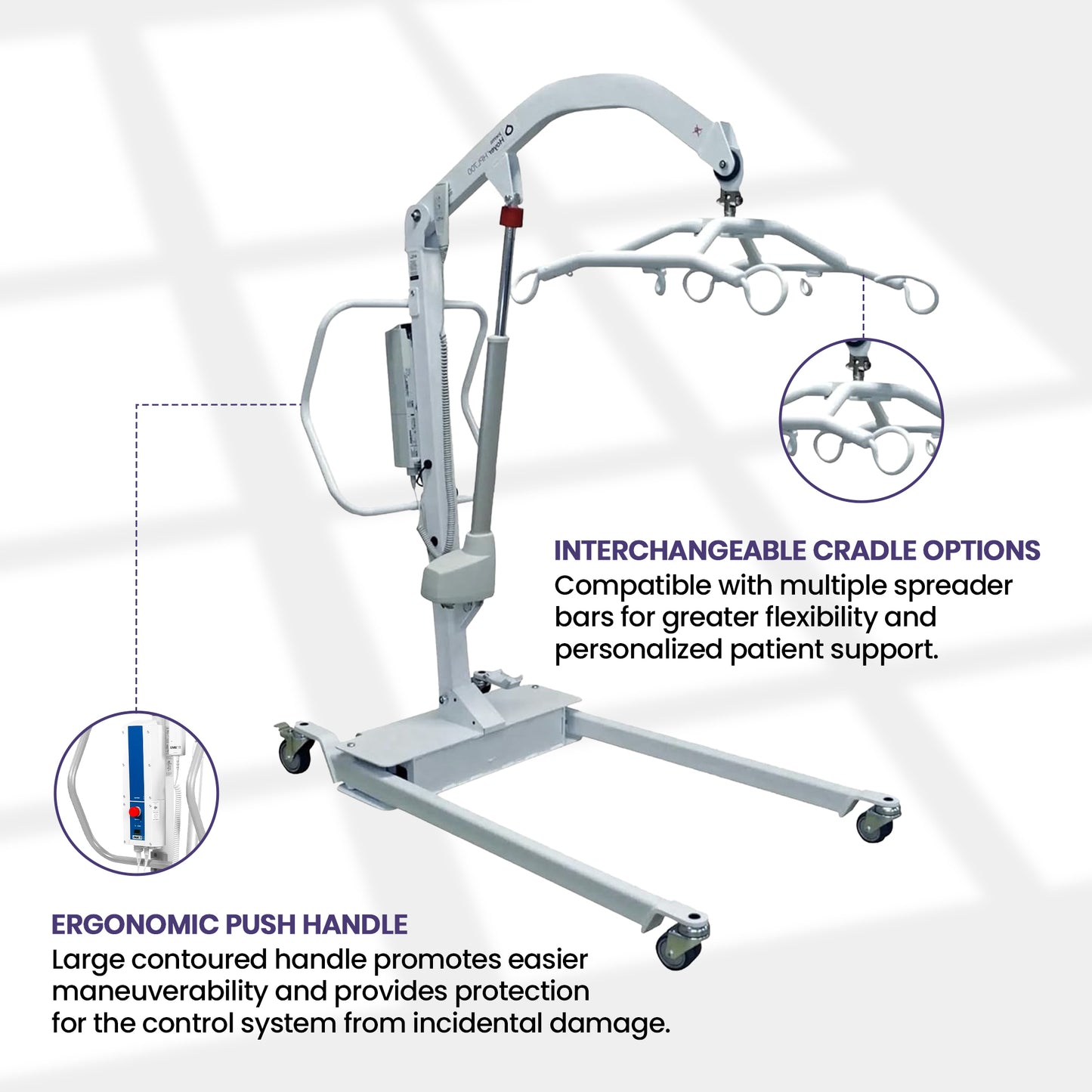 Hoyer HPL700 Electric Mobile Bariatric Patient Lift