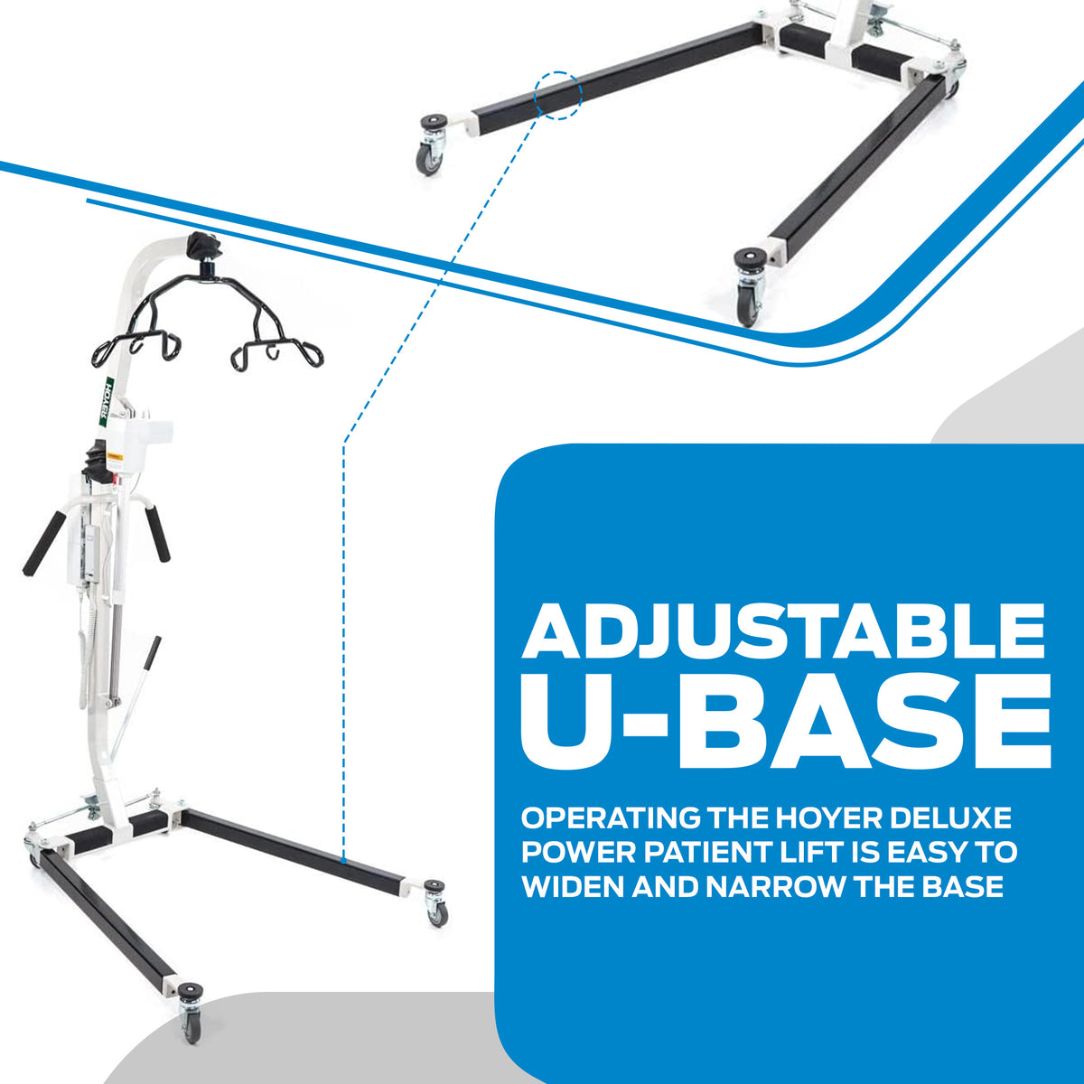 Hoyer HPL402 Deluxe Electric Patient Lift – ShopOrthopedics