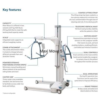 Maxi Move 5 Multifunctional Patient Floor Lift