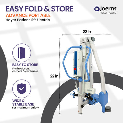 Joerns Hoyer Advance-E 340 Portable Electric Patient Lift