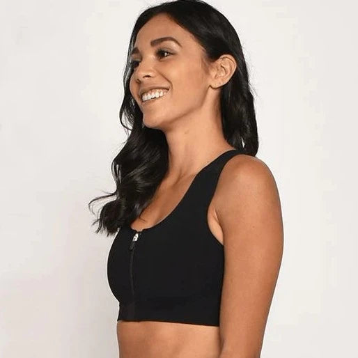 ALIGNMED ZIPPER POSTURE SPORTS BRA FOR WOMEN – ShopOrthopedics