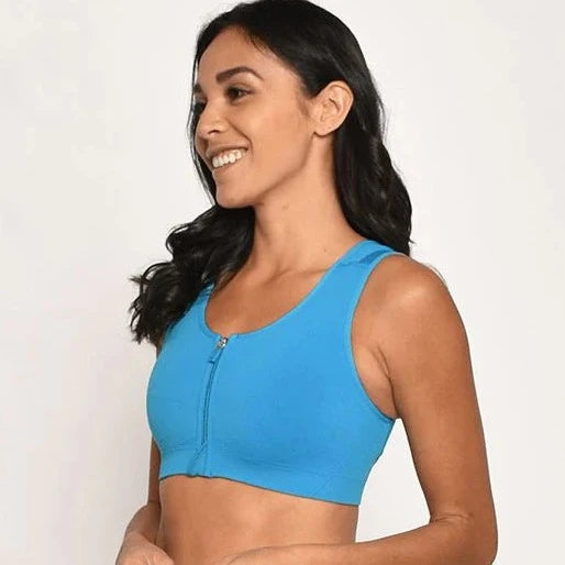 ALIGNMED ZIPPER POSTURE SPORTS BRA FOR WOMEN