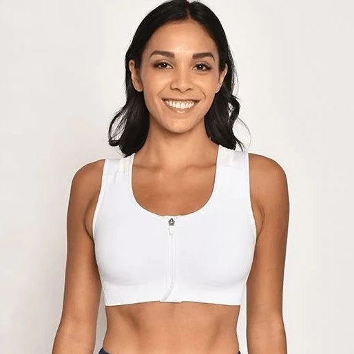 ALIGNMED ZIPPER POSTURE SPORTS BRA FOR WOMEN ShopOrthopedics
