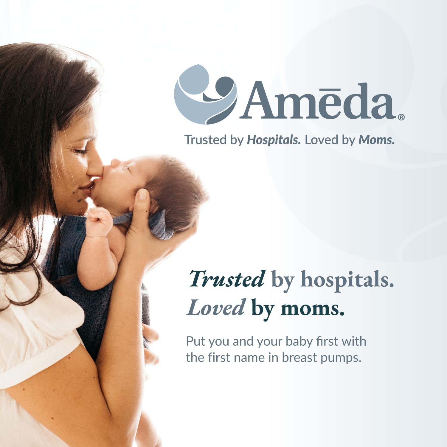 Ameda MYA Joy Plus Double Electric Rechargeable Breast Pump with Tote