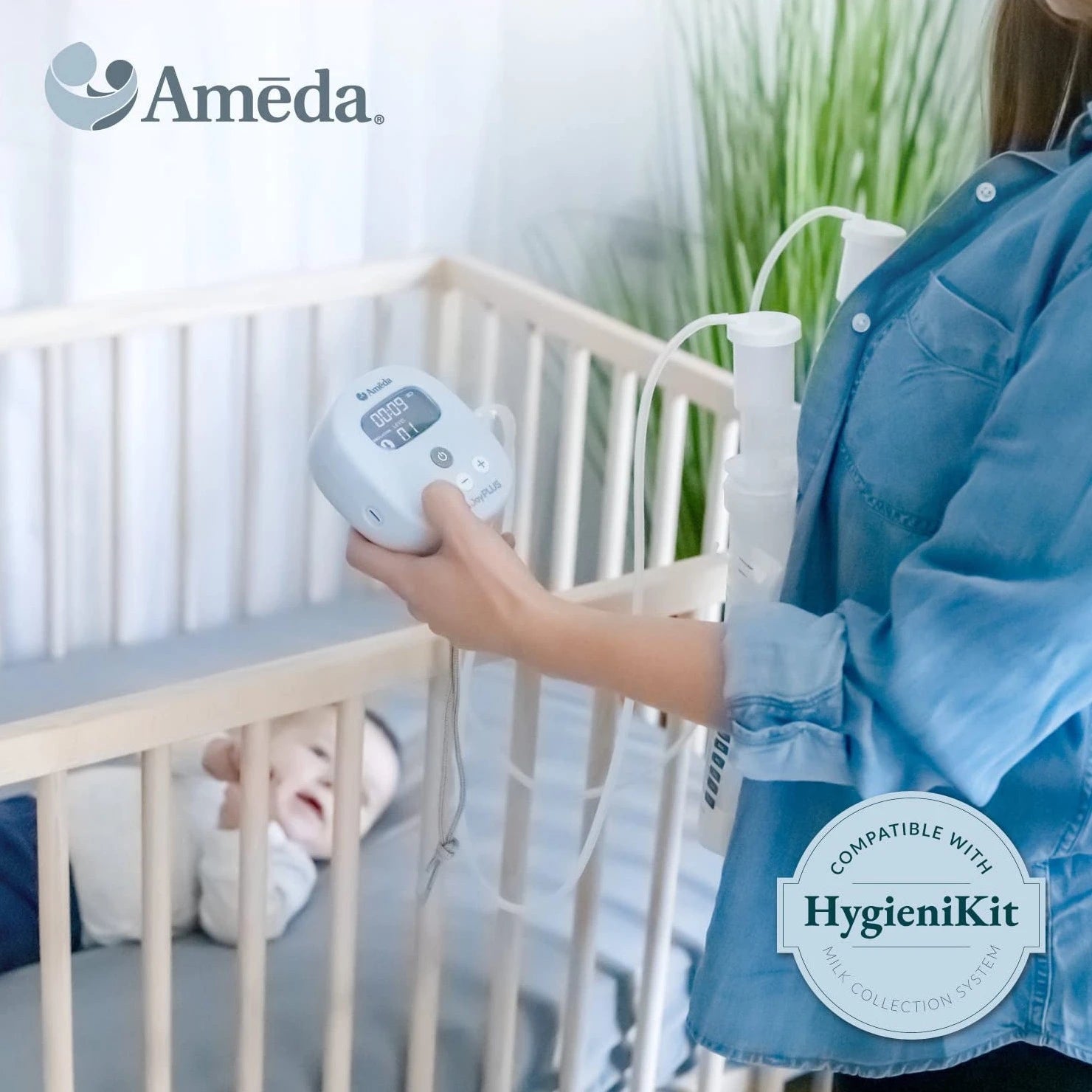 Ameda MYA Joy Plus Double Electric Rechargeable Breast Pump